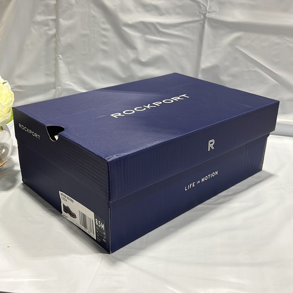 NIB - Rockport Men’s Kevan Oxfords Shoes, Brown CJ1574 - Size 8.5 - Picture 12 of 12